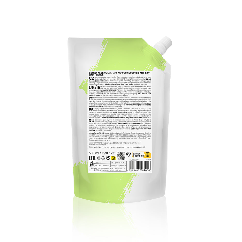 REFILL - Shampoo all’Aloe Vera per capelli colorati e secchi