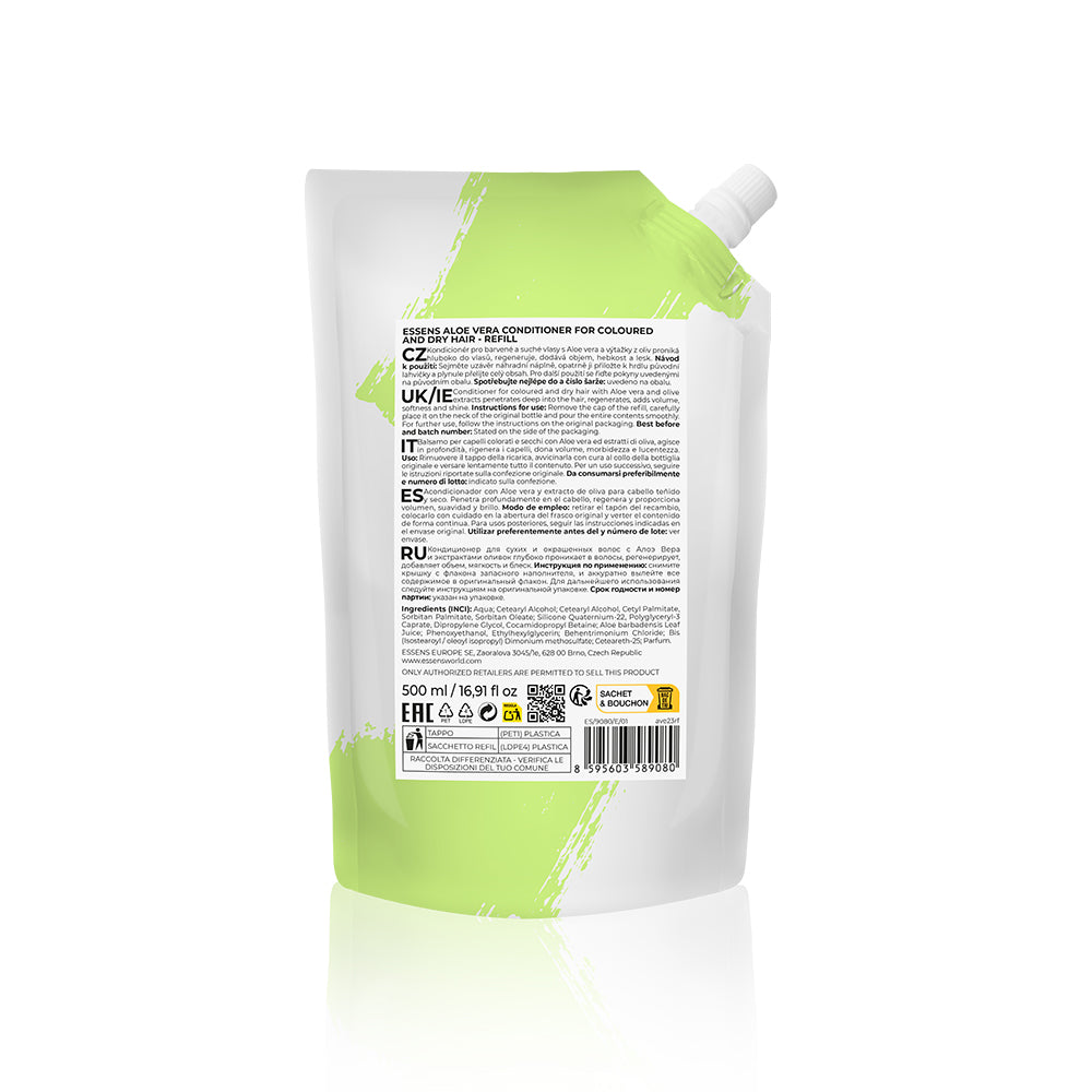 REFILL - Balsamo all’Aloe Vera per capelli colorati e secchi