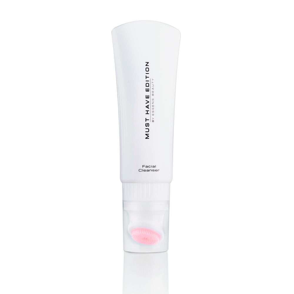 Detergente viso con spazzolino in silicone