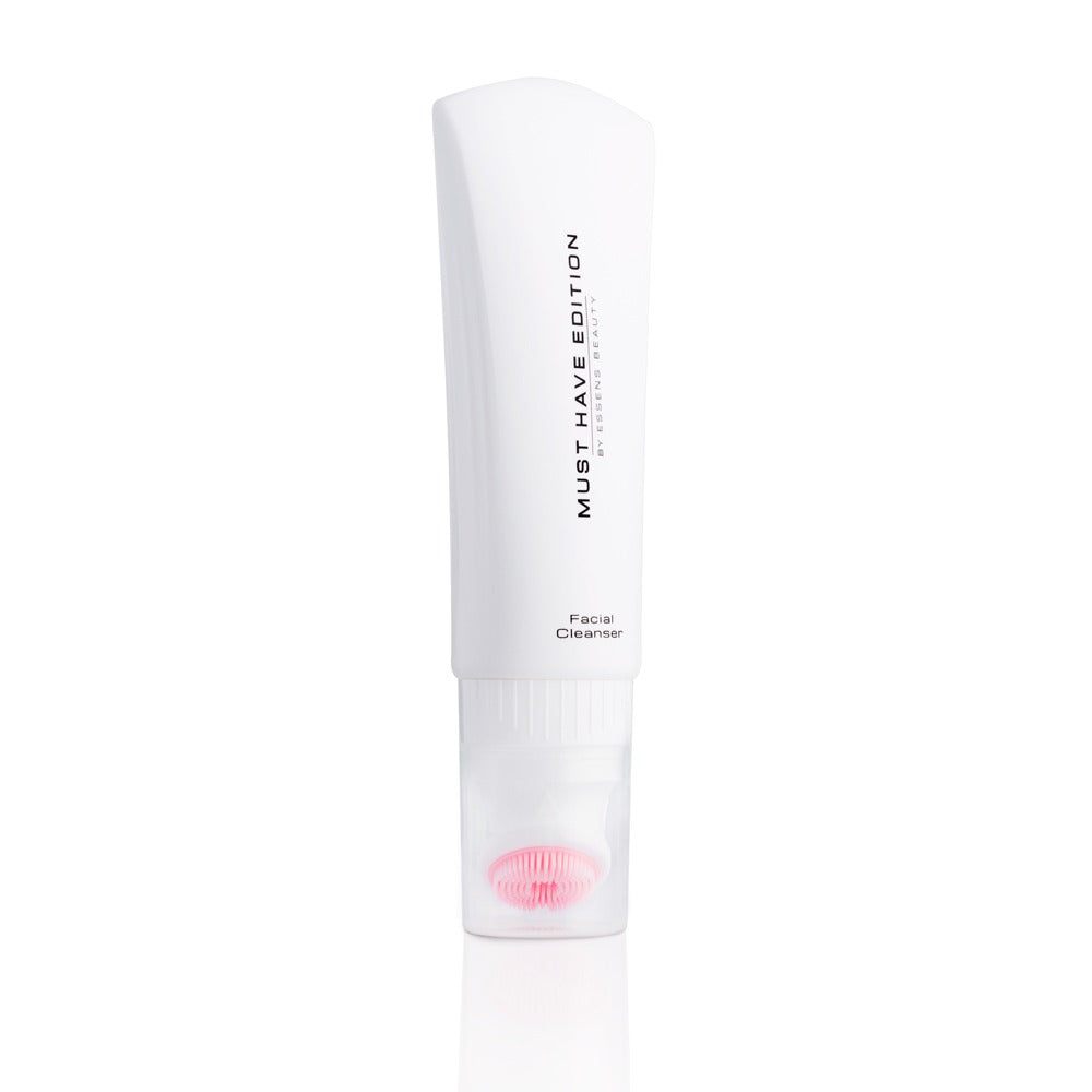 Detergente viso con spazzolino in silicone